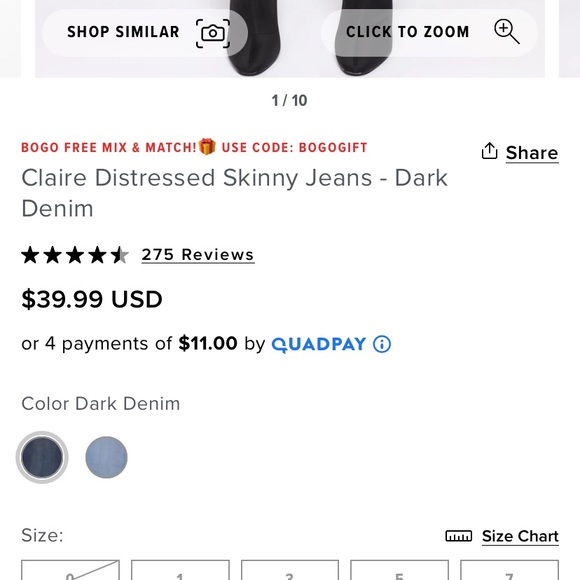 Fashion nova ripped jeans - Picture 2 of 3